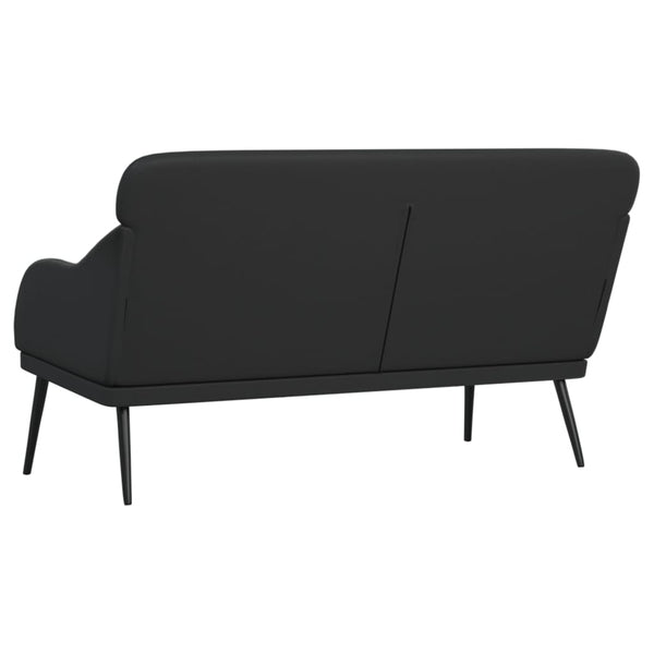 vidaXL Bench Black 110x76x80 cm Faux Leather