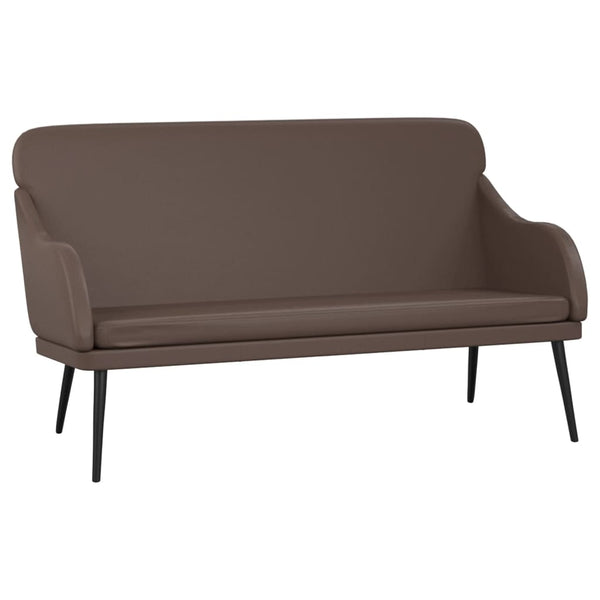 vidaXL Bench Brown 110x76x80 cm Faux Leather