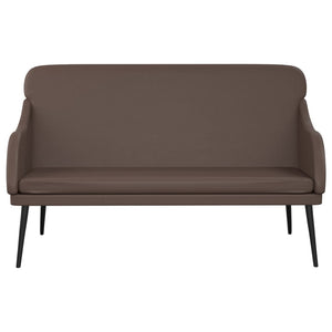 vidaXL Bench Brown 110x76x80 cm Faux Leather