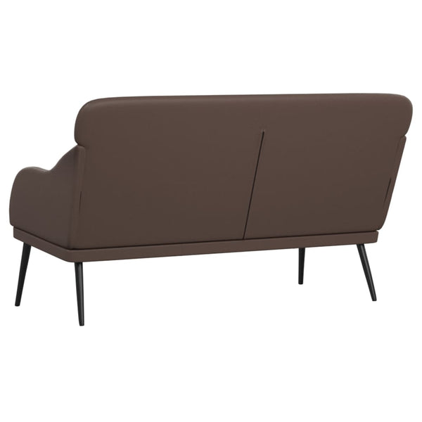 vidaXL Bench Brown 110x76x80 cm Faux Leather