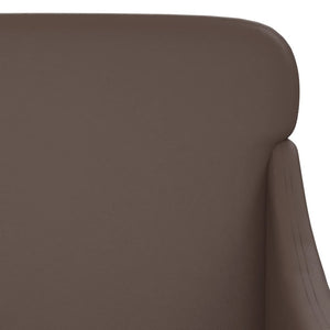 vidaXL Bench Brown 110x76x80 cm Faux Leather
