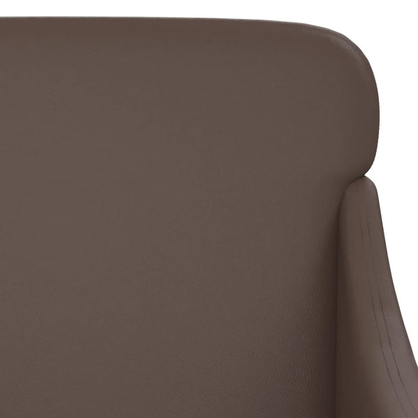 vidaXL Bench Brown 110x76x80 cm Faux Leather