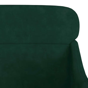 vidaXL Armchair Dark Green 63x76x80 cm Velvet