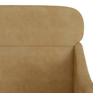 vidaXL Armchair Brown 63x76x80 cm Velvet