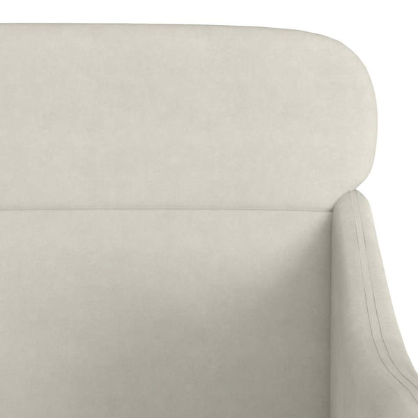 vidaXL Armchair Cream 63x76x80 cm Velvet
