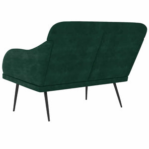 vidaXL Bench Dark Green 110x76x80 cm Velvet