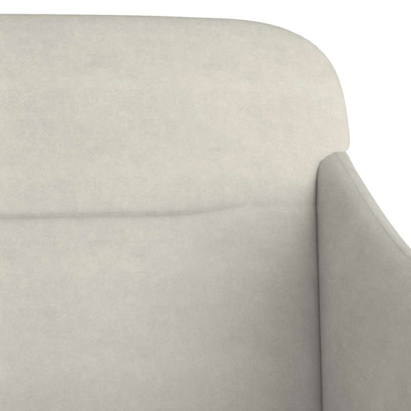 vidaXL Bench Cream 110x76x80 cm Velvet