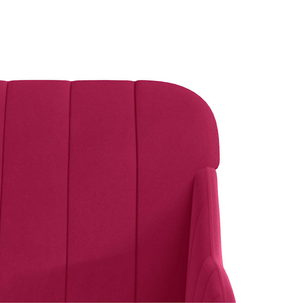vidaXL Armchair Wine Red 63x76x80 cm Velvet