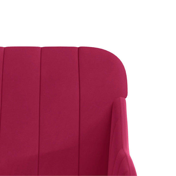 vidaXL Bench Wine Red 110x76x80 cm Velvet