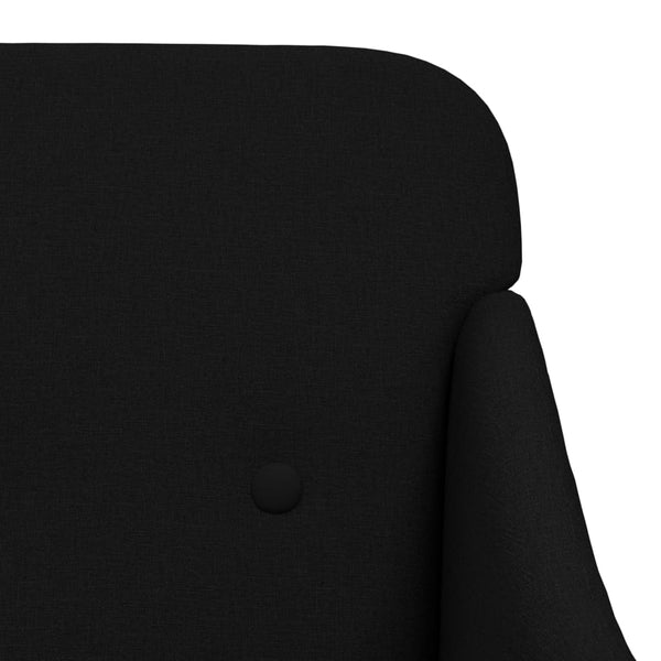 vidaXL Armchair Black 63x76x80 cm Fabric