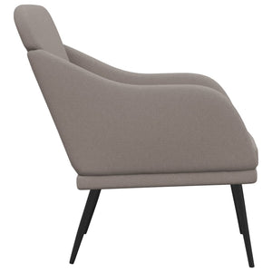 vidaXL Armchair Taupe 63x76x80 cm Fabric