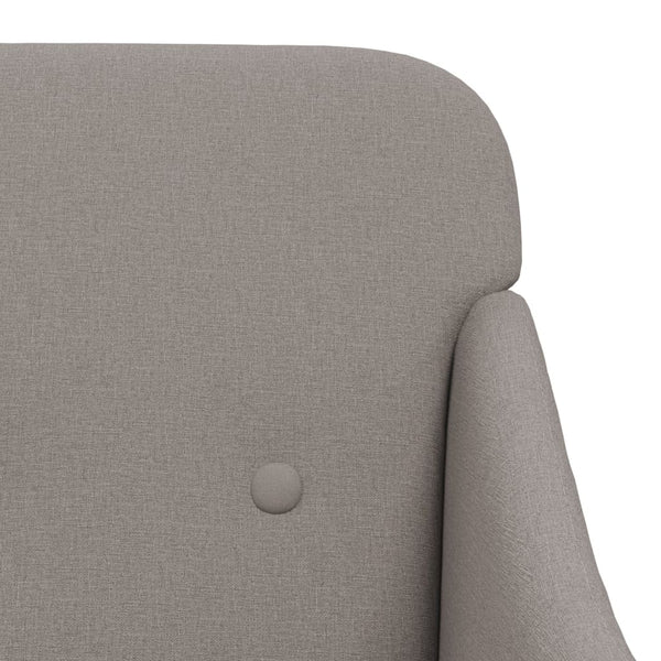 vidaXL Armchair Taupe 63x76x80 cm Fabric