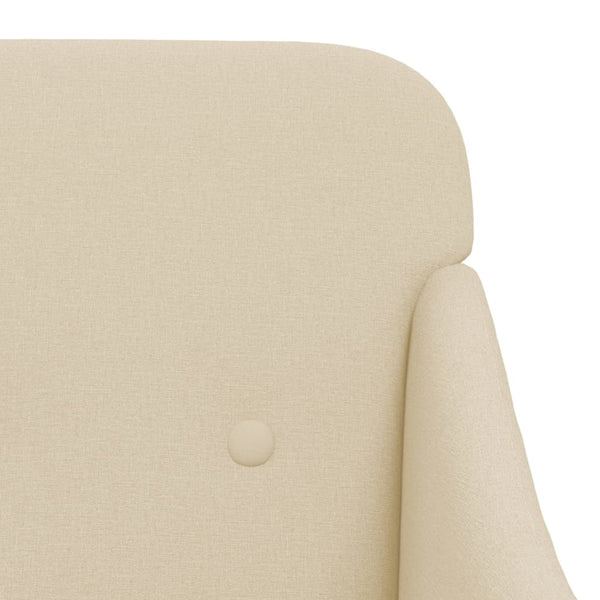 vidaXL Armchair Cream 63x76x80 cm Fabric