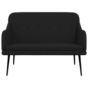 vidaXL Bench Black 110x76x80 cm Fabric