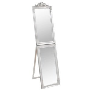 vidaXL Freestanding Mirror Silver 40x160 cm