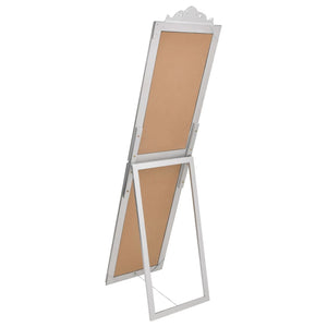 vidaXL Freestanding Mirror Silver 40x160 cm
