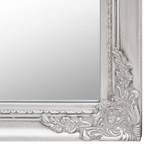 vidaXL Freestanding Mirror Silver 40x160 cm