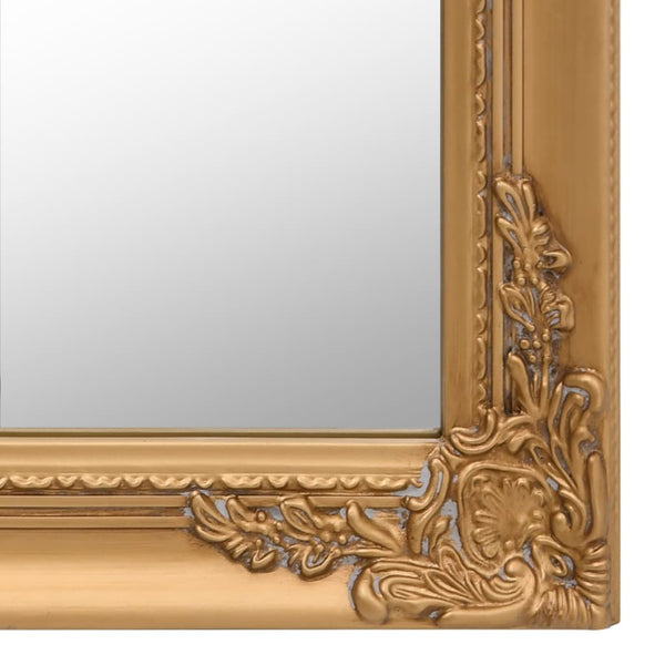 vidaXL Full-Length Mirror Gold 45x180 cm