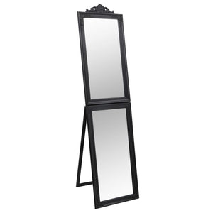 vidaXL Full-Length Mirror Black 45x180 cm