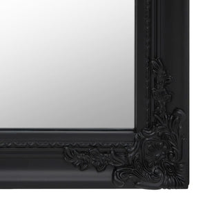 vidaXL Full-Length Mirror Black 45x180 cm