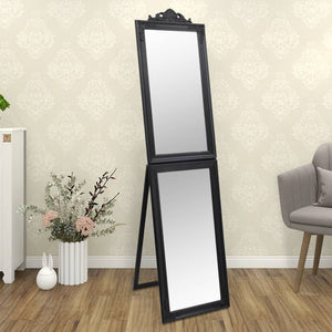 vidaXL Full-Length Mirror Black 45x180 cm
