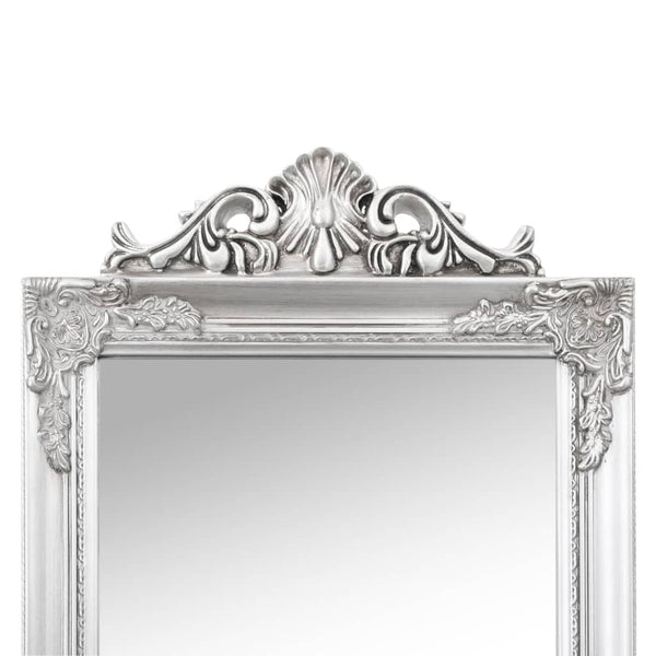 vidaXL Freestanding Mirror Silver 50x200 cm