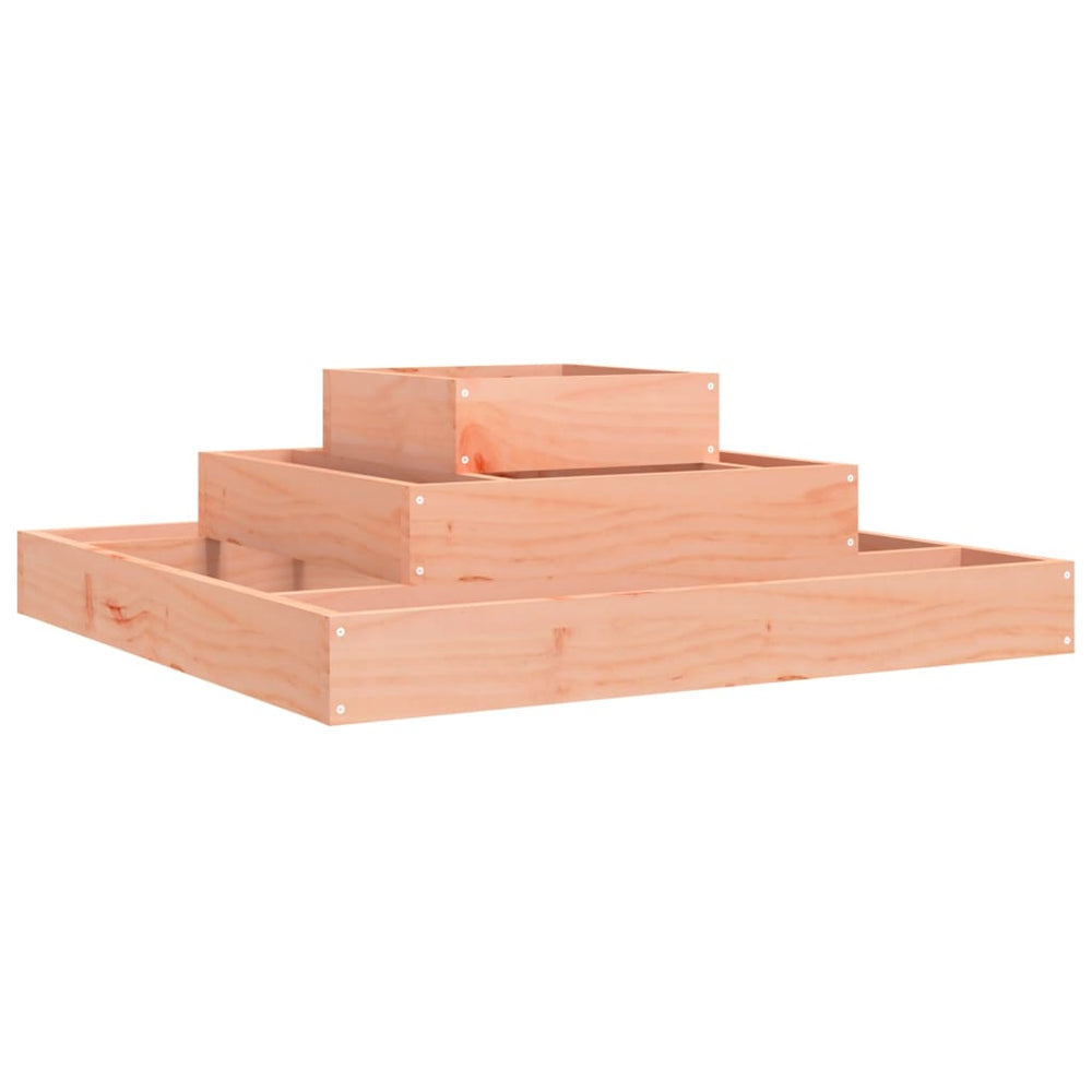 vidaXL Planter 80x80x27 cm Solid Douglas Fir