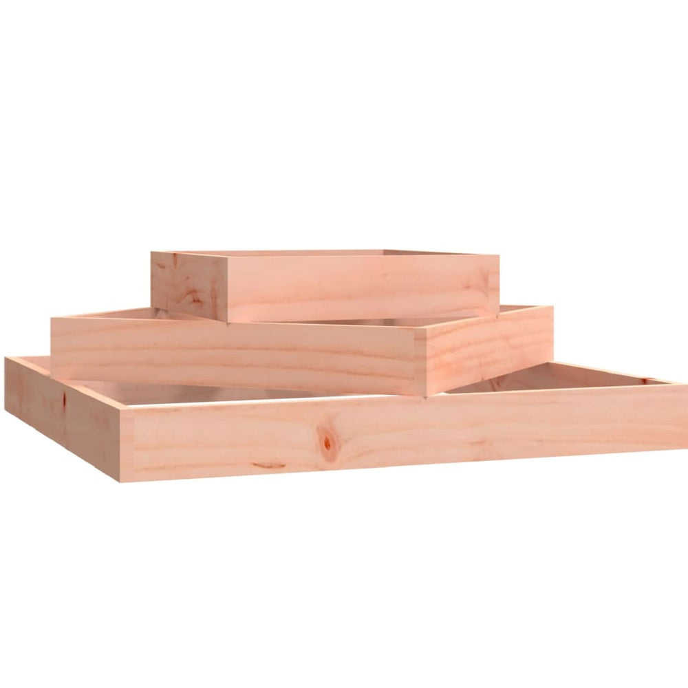 vidaXL Planter 83x83x27 cm Solid Douglas Fir