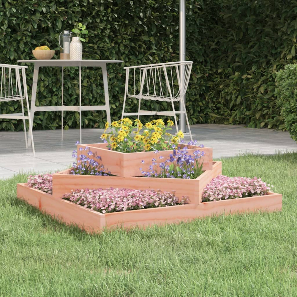 vidaXL Planter 83x83x27 cm Solid Douglas Fir