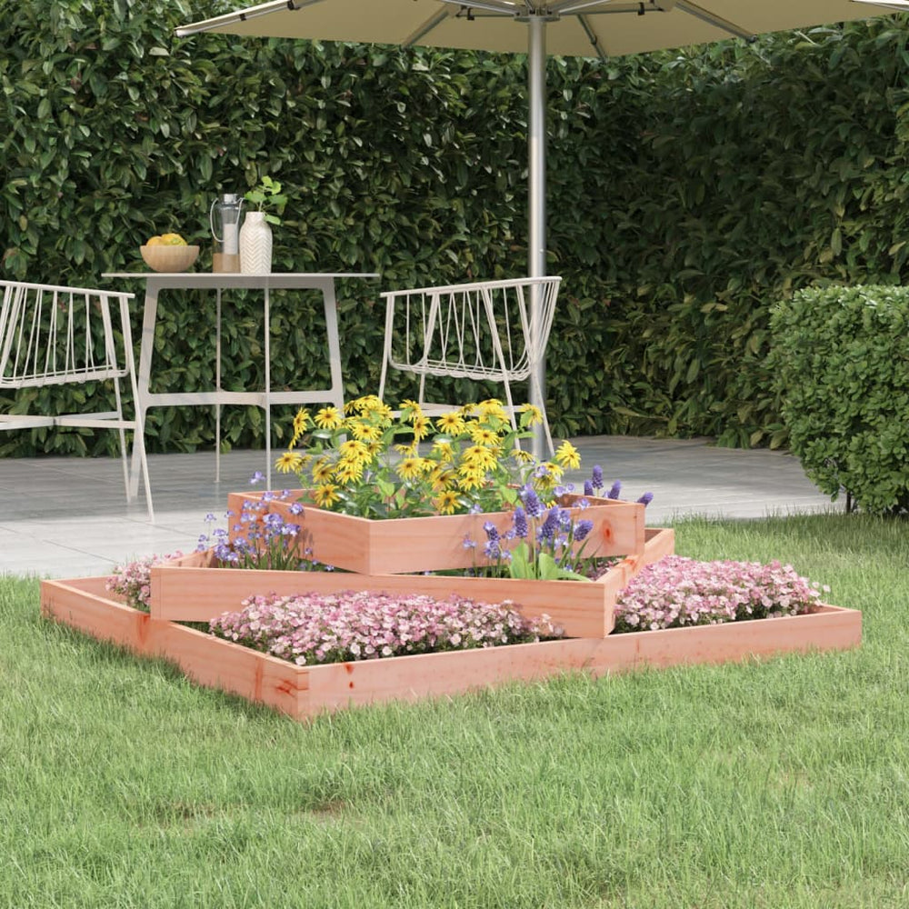 vidaXL Planter 112x112x27 cm Solid Douglas Fir