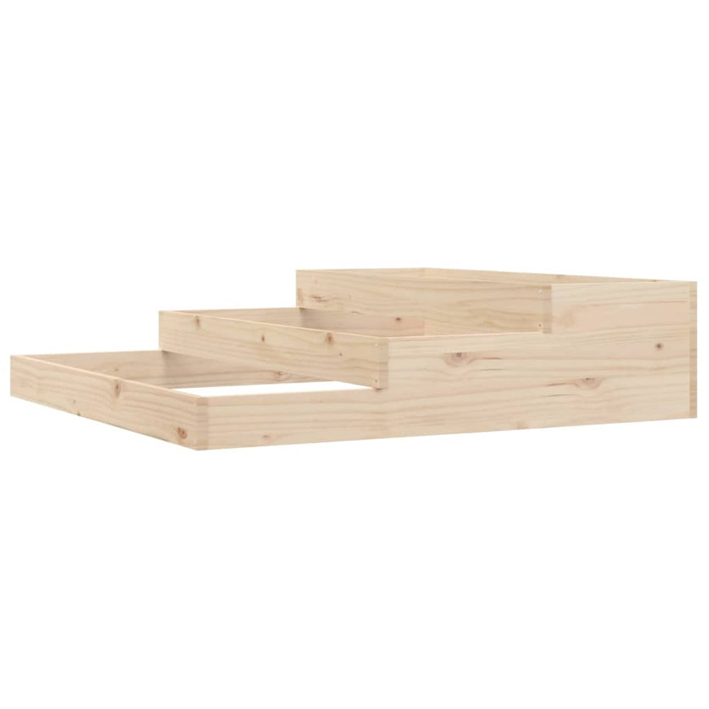 vidaXL Planter 107x107x27 cm Solid Pine Wood