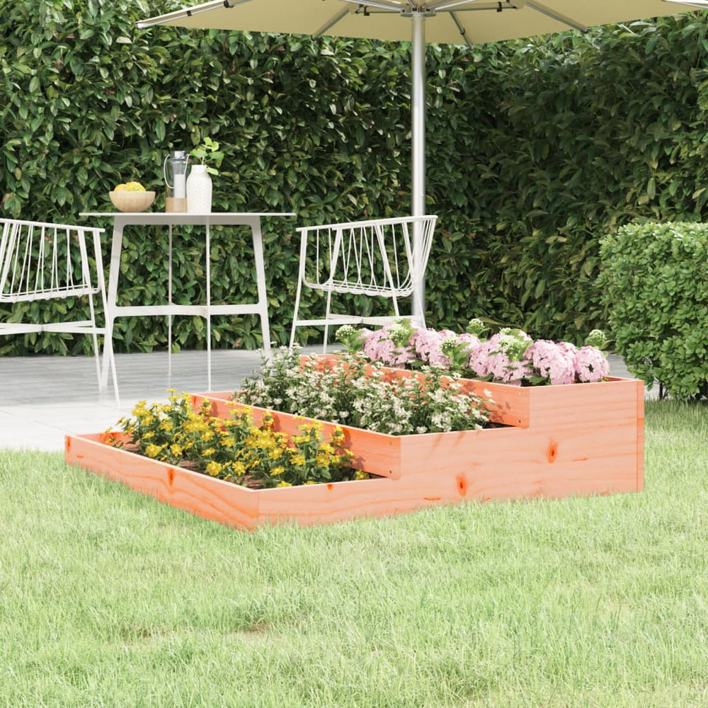 vidaXL Planter 107x107x27 cm Solid Douglas Fir