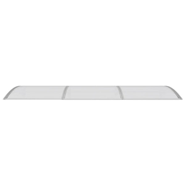 vidaXL Door Awning Grey 300x100 cm Polycarbonate