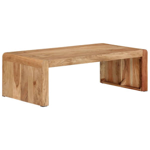 Akazie Couchtisch Massivholz 110x55 cm