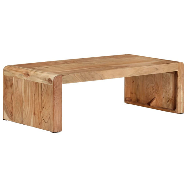 Akazie Couchtisch Massivholz 110x55 cm