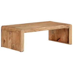 Akazie Couchtisch Massivholz 110x55 cm
