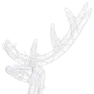vidaXL LED Reindeer 2 pcs. Acrylic 120 cm Blue