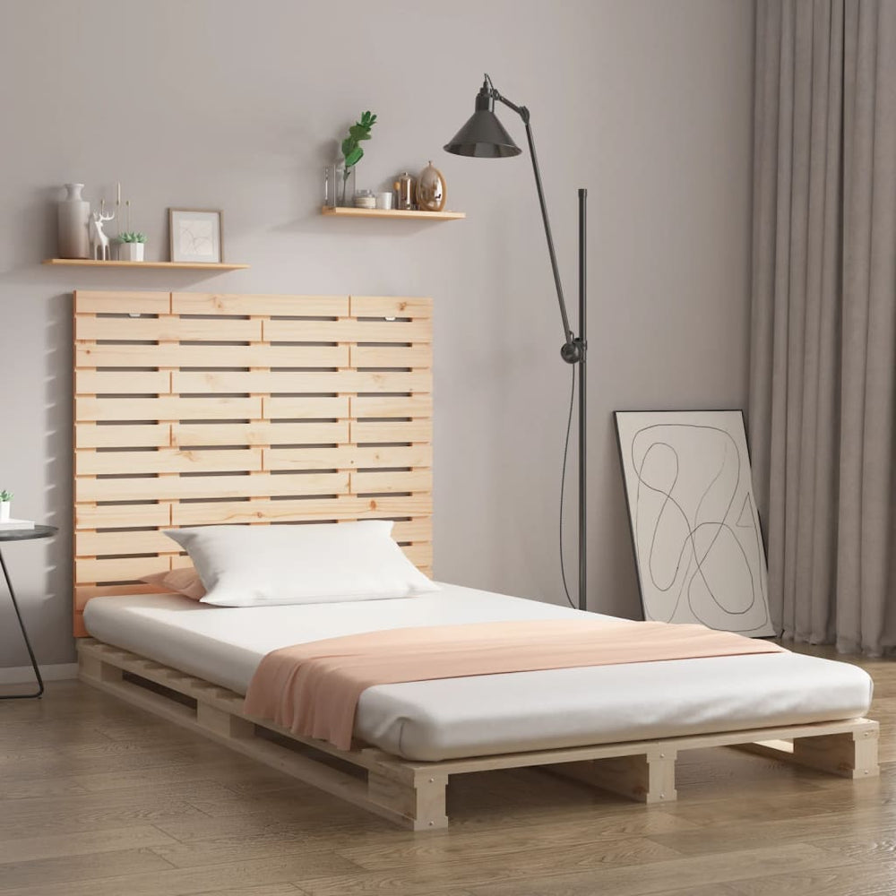 vidaXL Wall Headboard 96x3x91.5 cm Solid Pine Wood