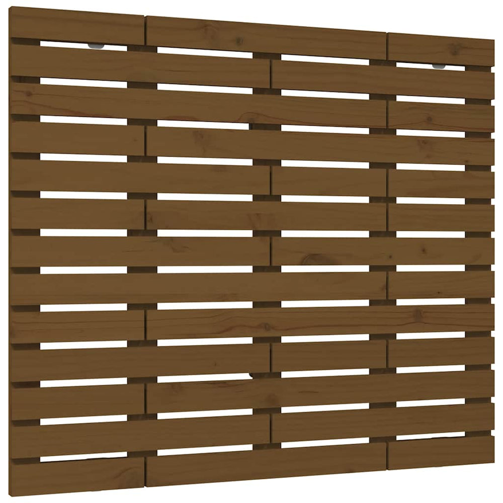 vidaXL Wall Headboard Honey Brown 96x3x91.5 cm Solid Pine Wood