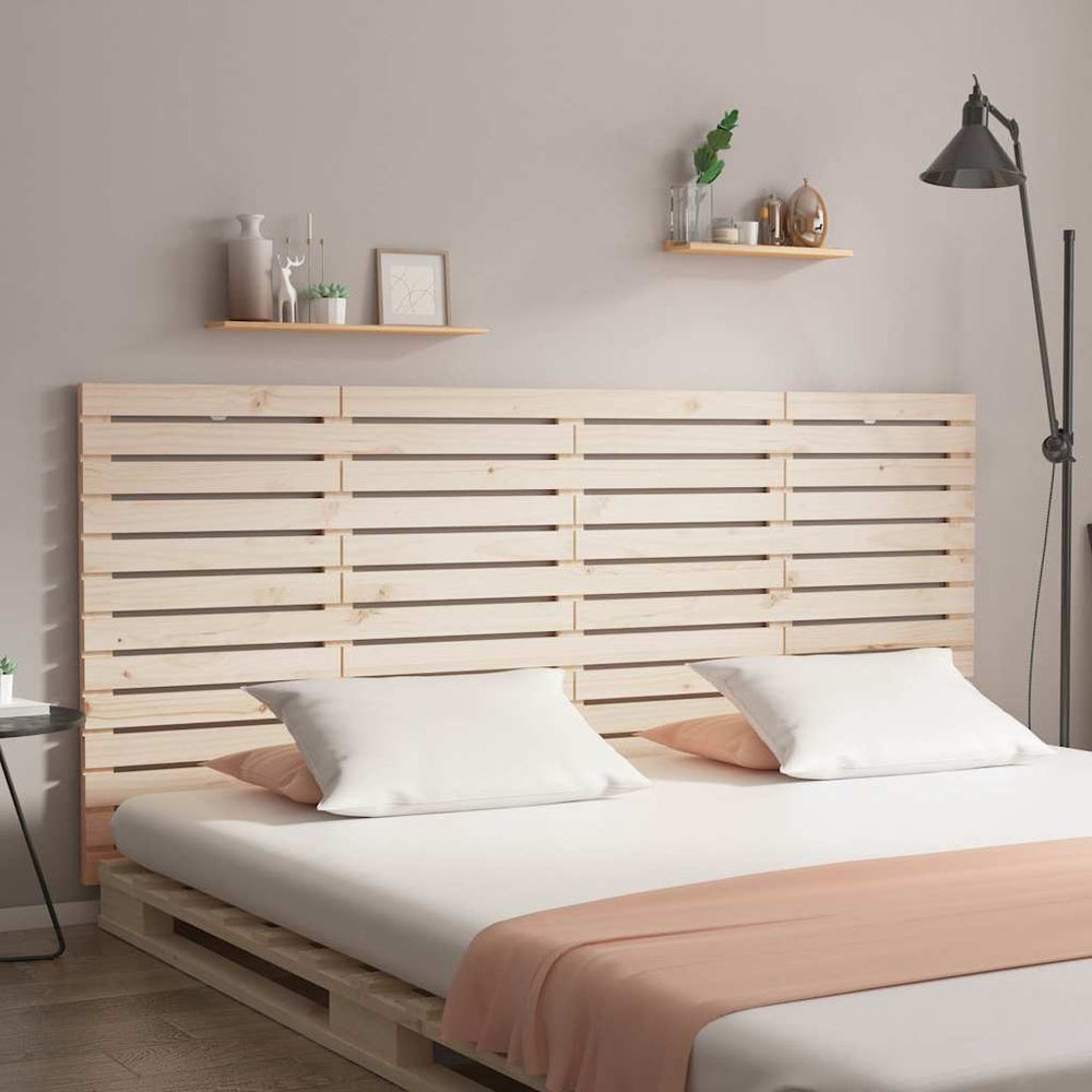 vidaXL Wall Headboard 186x3x91.5 cm Solid Pine Wood