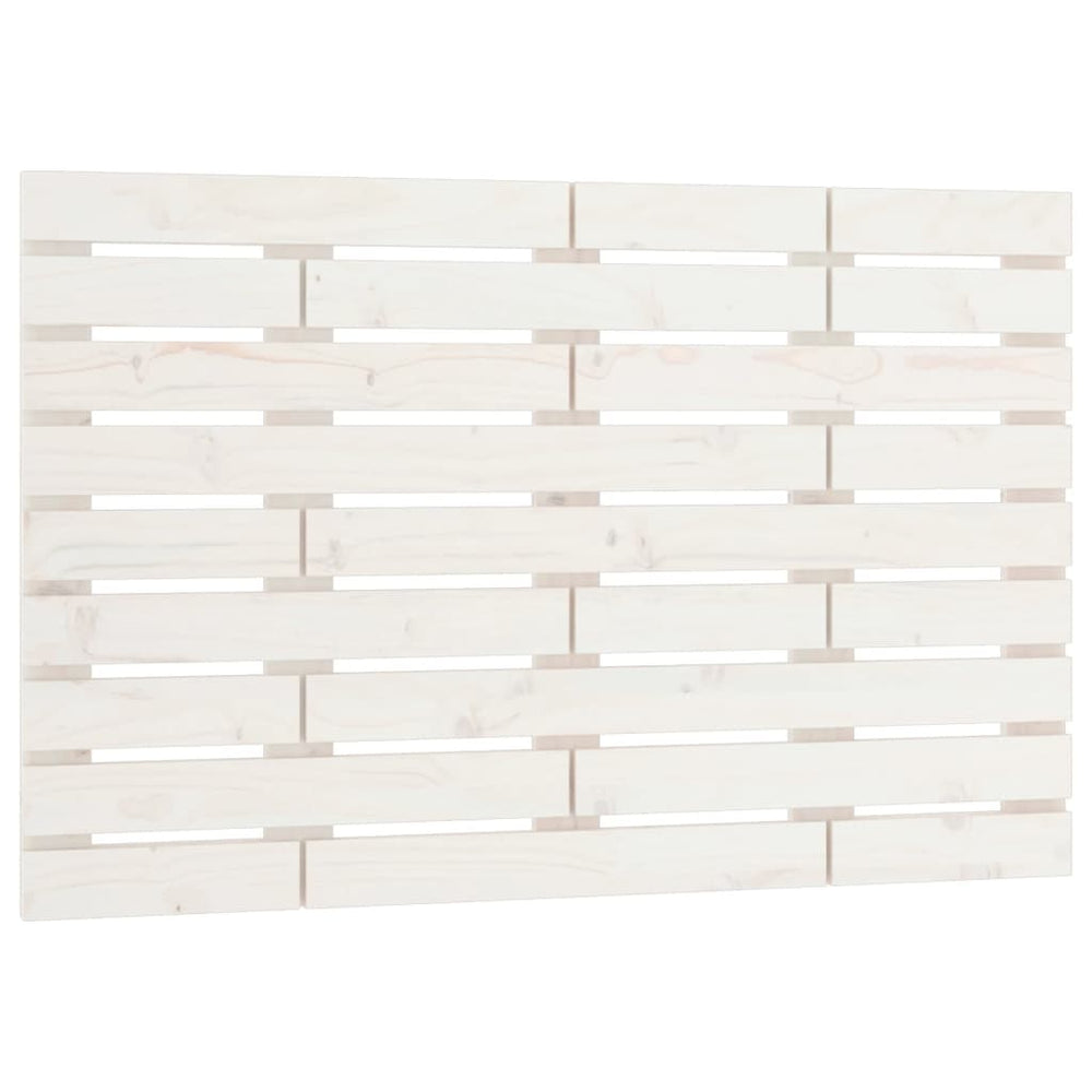 vidaXL Wall Headboard White 106x3x63 cm Solid Pine Wood