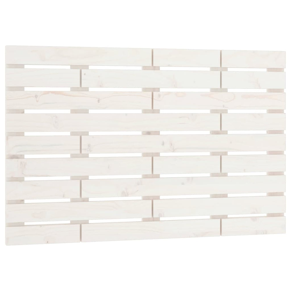 vidaXL Wall Headboard White 96x3x63 cm Solid Pine Wood