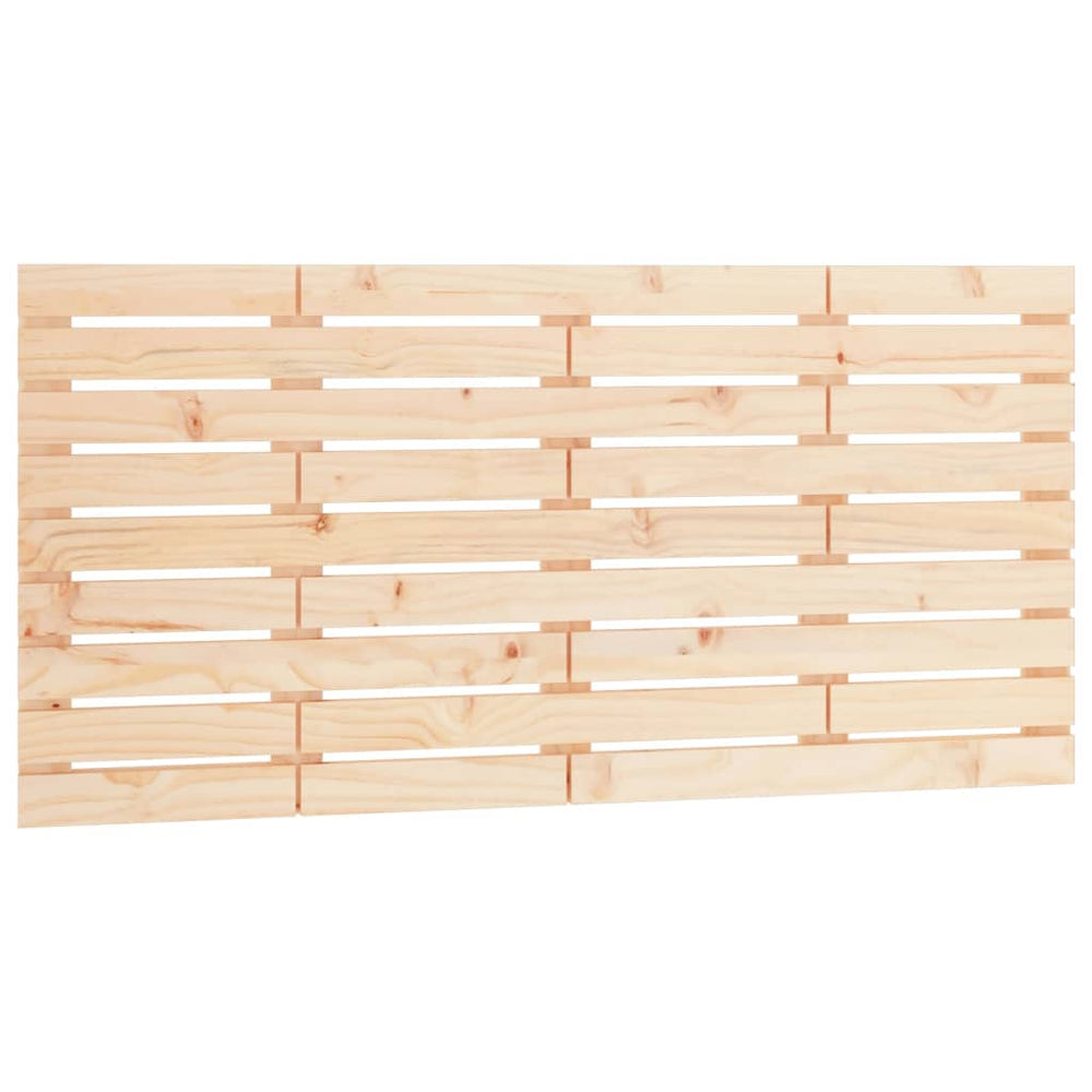 vidaXL Wall-Mounted Headboard 146x3x63 cm Solid Pine Wood