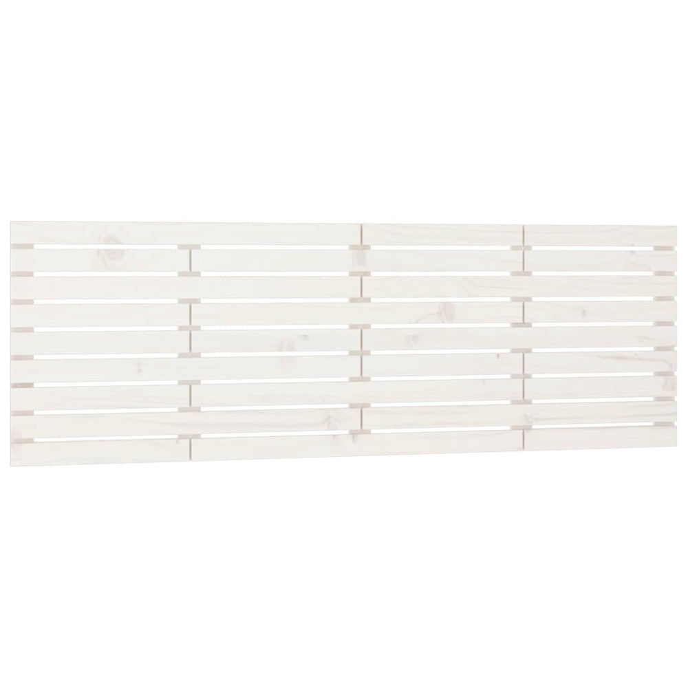vidaXL Wall Headboard White 166x3x63 cm Solid Pine Wood