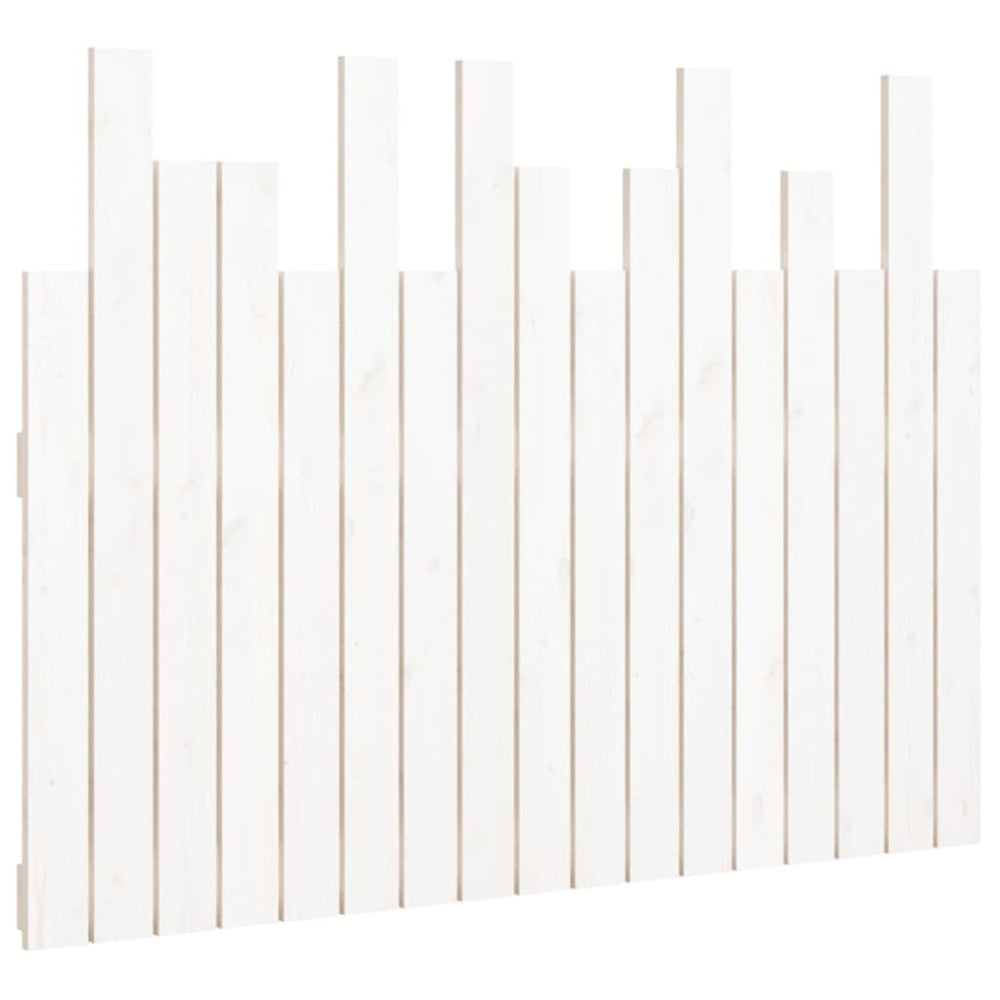 vidaXL Wall Headboard White 108x3x80 cm Solid Pine Wood