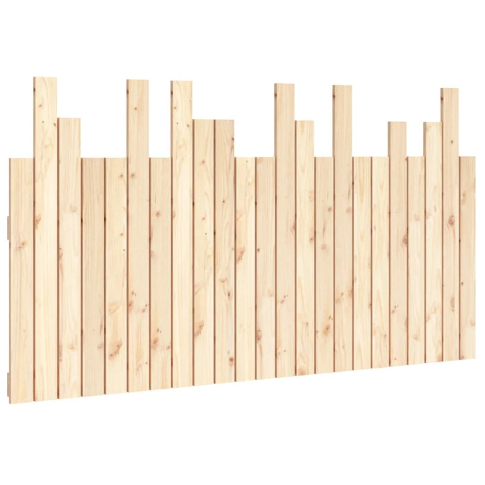 vidaXL Wall Headboard 146.5x3x80 cm Solid Pine Wood