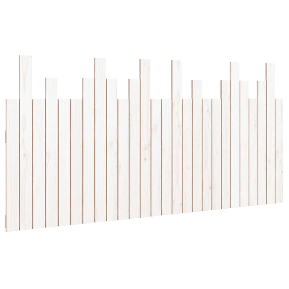 vidaXL Wall Headboard White 166x3x80 cm Solid Pine Wood