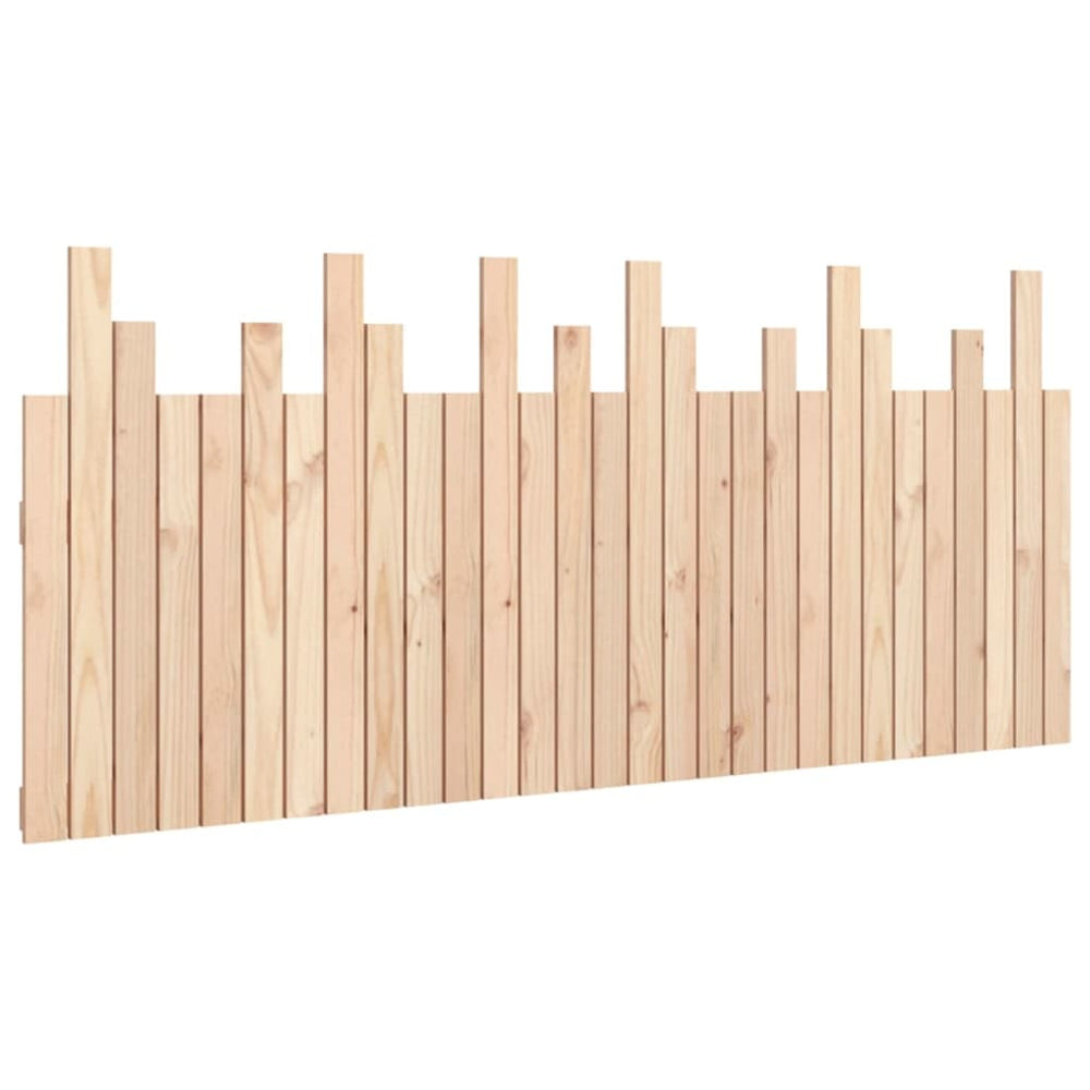 vidaXL Wall Headboard 185x3x80 cm Solid Pine Wood