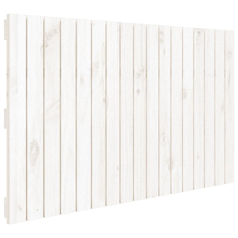 vidaXL Wall Headboard White 108x3x60 cm Solid Pine