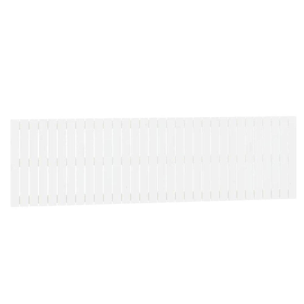 vidaXL Wall Headboard White 204x3x60 cm Solid Pine Wood